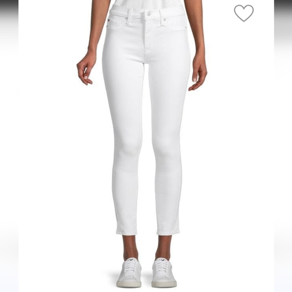 Hudson Jeans Denim - NWT Hudson Midrise Ankle Super Skinny Natalie white denim jeans!